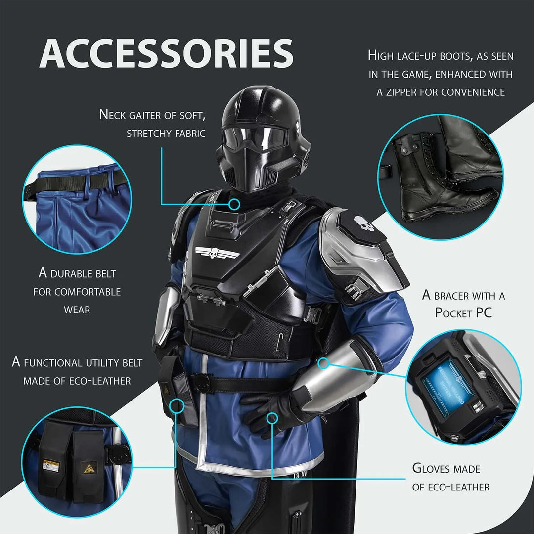 Helldivers 2 B-22 Model Citizen Costume