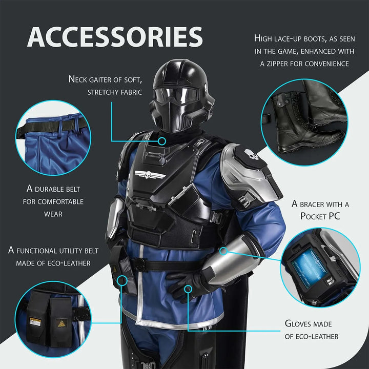 Helldivers 2 B-22 Model Citizen Costume