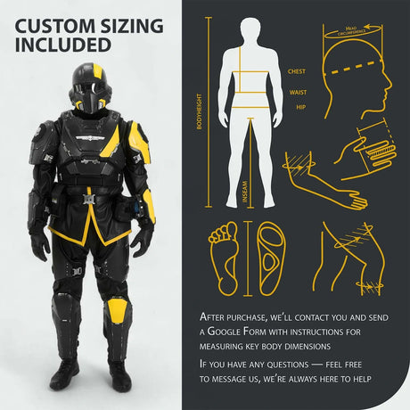 Helldivers B-01 Cosplay Costume - Middle Line