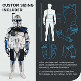 Captain Rex Realistic Clone Trooper Cosplay Armor Costume