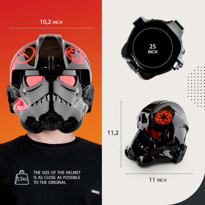 Tie Pilot Inferno Squad Helmet from Star Wars Series / Cosplay Helmet / Battlefront 2 Helmet / Star Wars: Battlefront 2 / Star Wars Helmet Cyber Craft