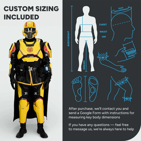 Helldivers 2 Chaosdiver Gold Eagle Cosplay Costume