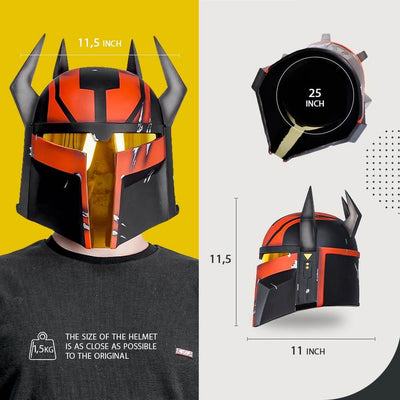 Gar Saxon Helmet from Star Wars Clone Wars Series / Cosplay Helmet / Clone Wars / Mandalorian Helmet / Star Wars Helmet Cyber Craft