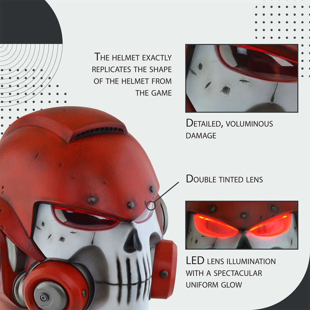 Space Marine Blood Angel Mk X Vanguard Helmet