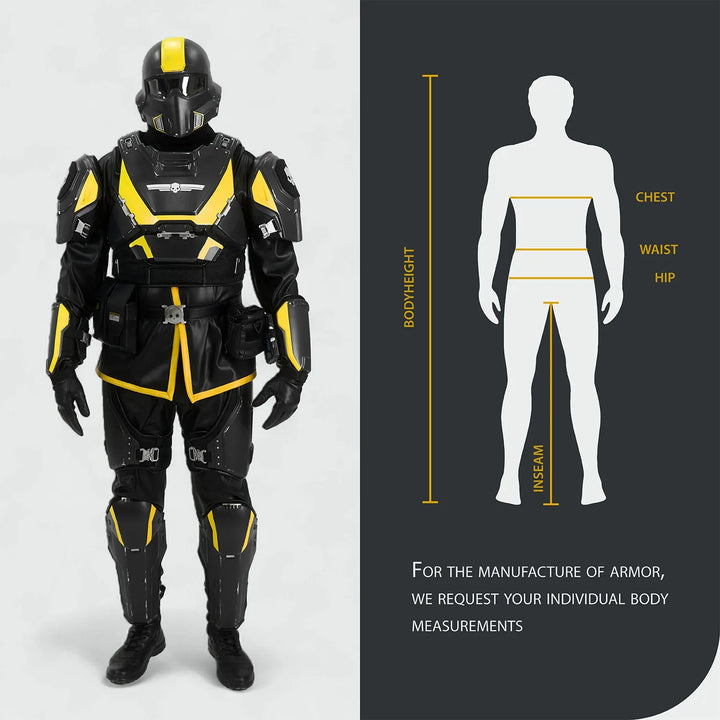 Helldivers B-01 Cosplay Costume - Middle Line