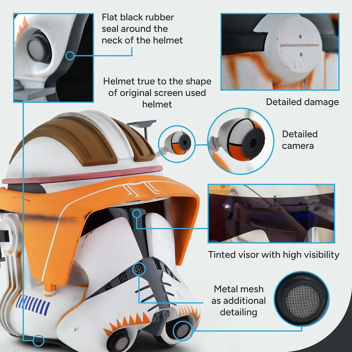 Commander Cody - Weathered Helmet