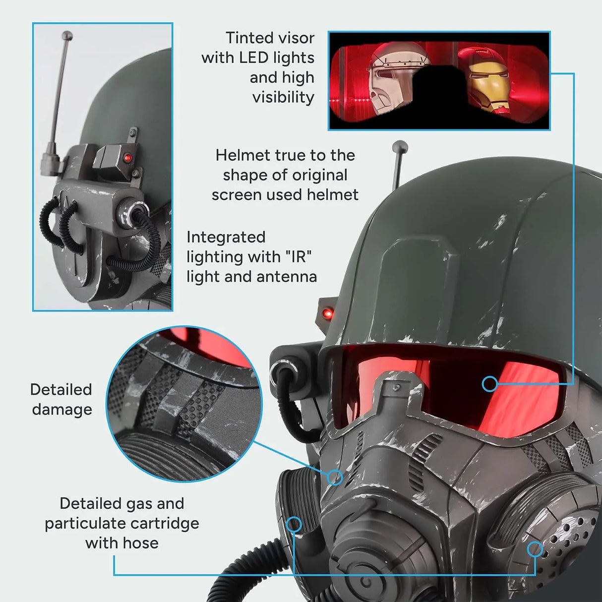 NCR Elite Riot Gear Helmet