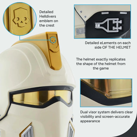 Helldivers 2 TR-9 Cavalier of Democracy Helmet