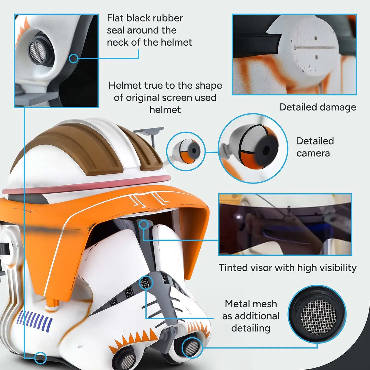Commander Cody - Weathered Helmet