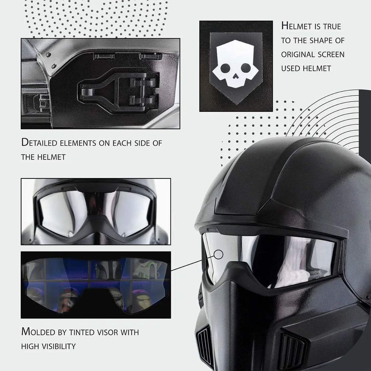 Helldivers 2 B-22 Helmet - Black