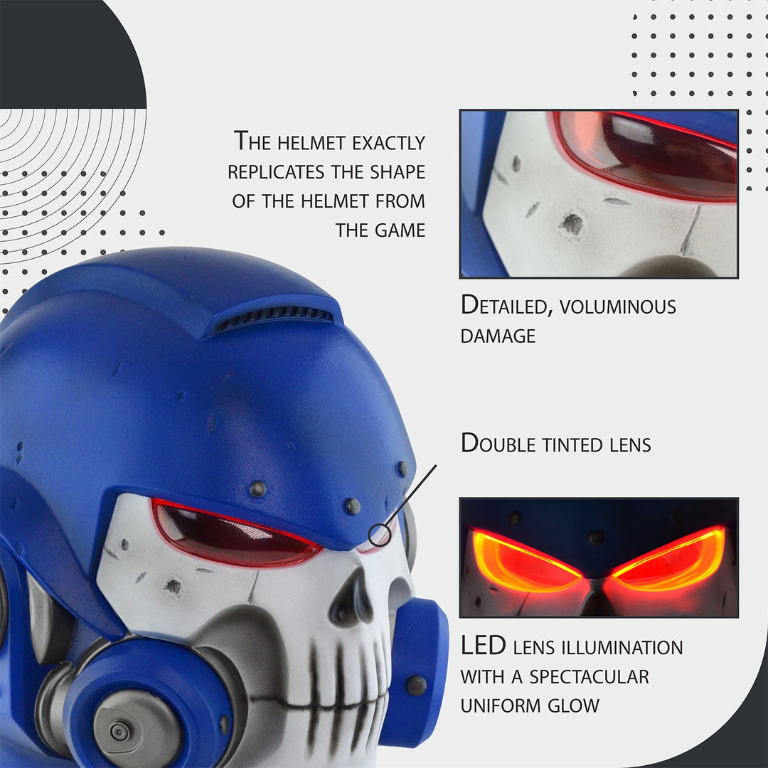 Space Marine Ultramarine Mk X Vanguard Helmet