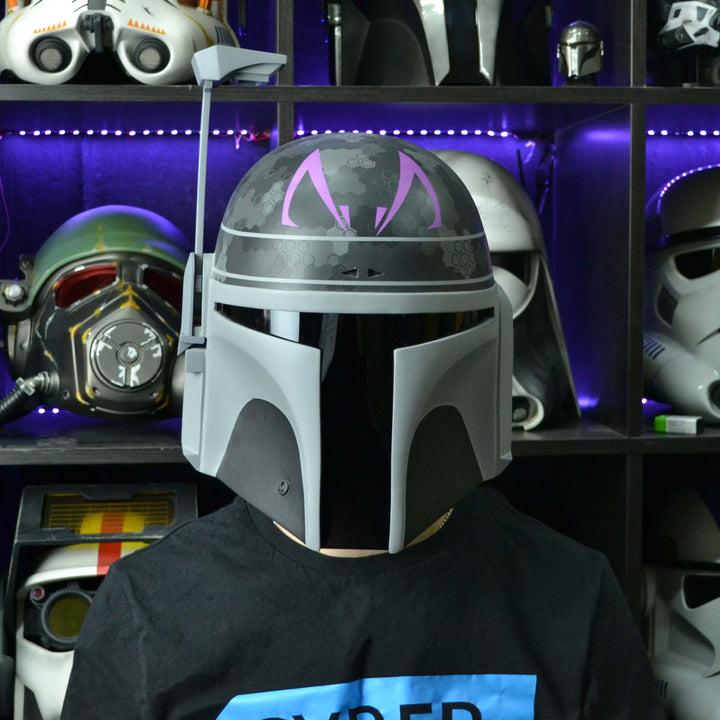 Jango Black Camo Helmet