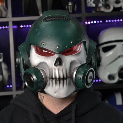 Space Marine Dark Angel Mk X Vanguard Helmet