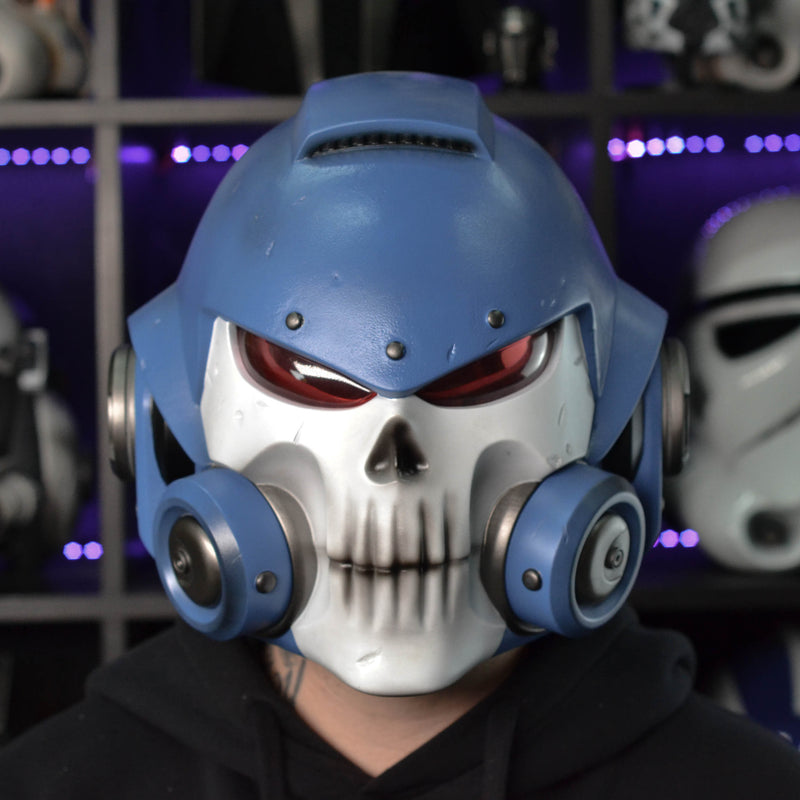 Space Marine Ultramarine Mk X Vanguard Helmet