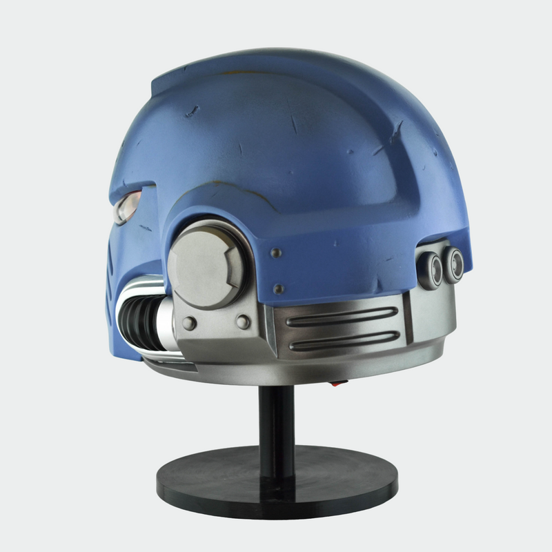 Space Marine Ultramarines Mk X Tactical Helmet