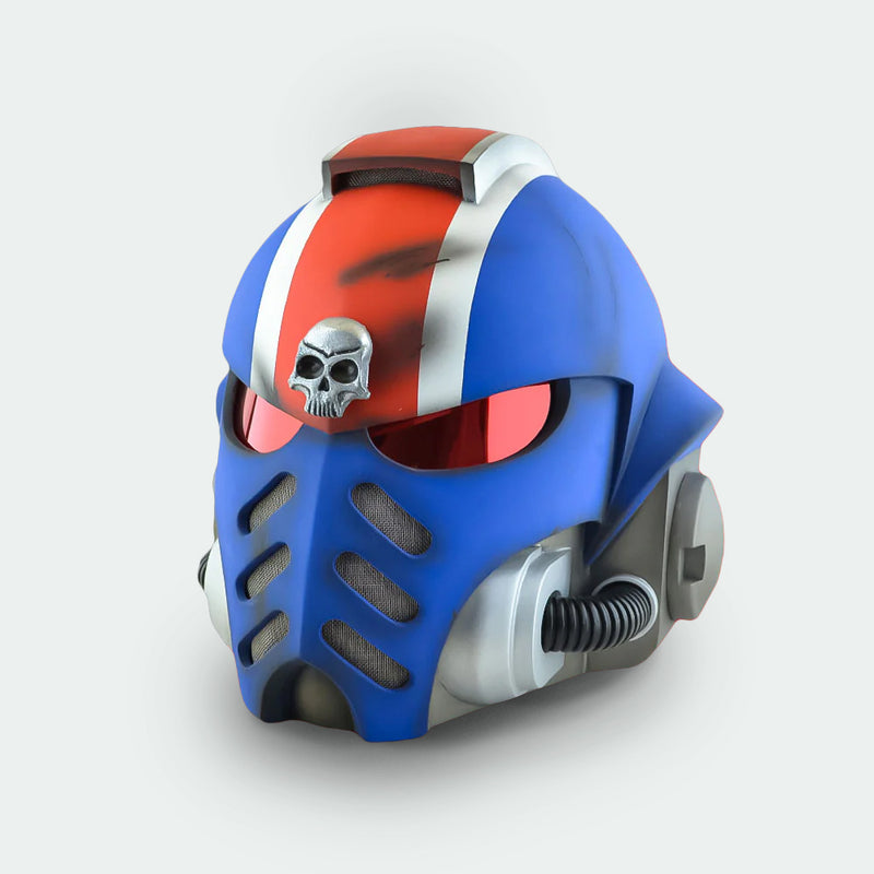 Warhammer MK X - Ultramarines Lieutenant Helmet with LED