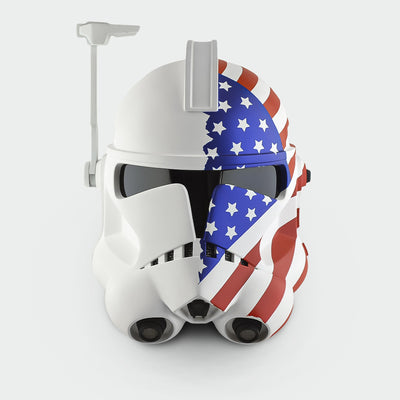 Arc Trooper USA Flag Helmet - Clean