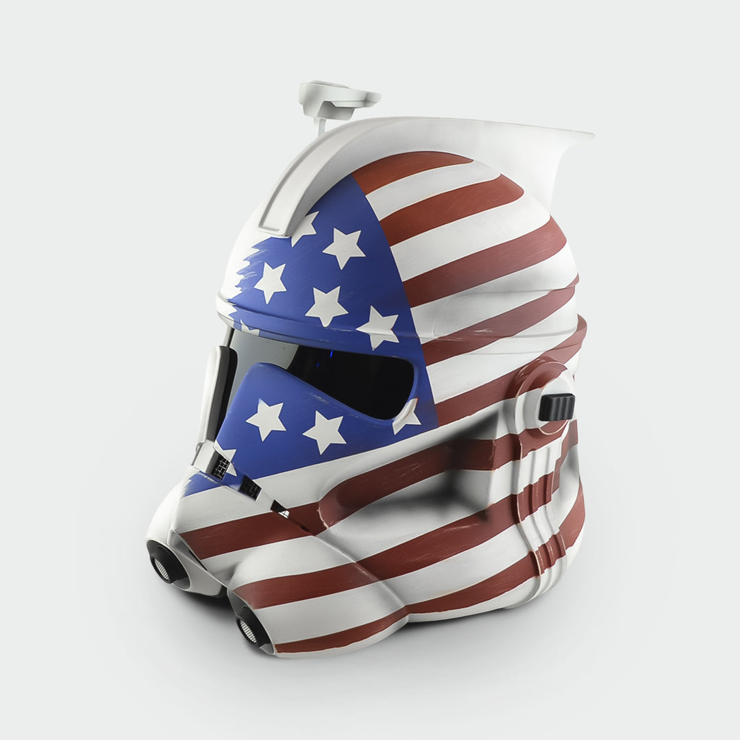 Arc Trooper USA Flag Helmet - Damage