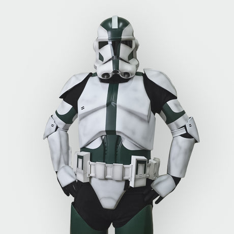 Clone 2 Green Cosplay Armor Costume