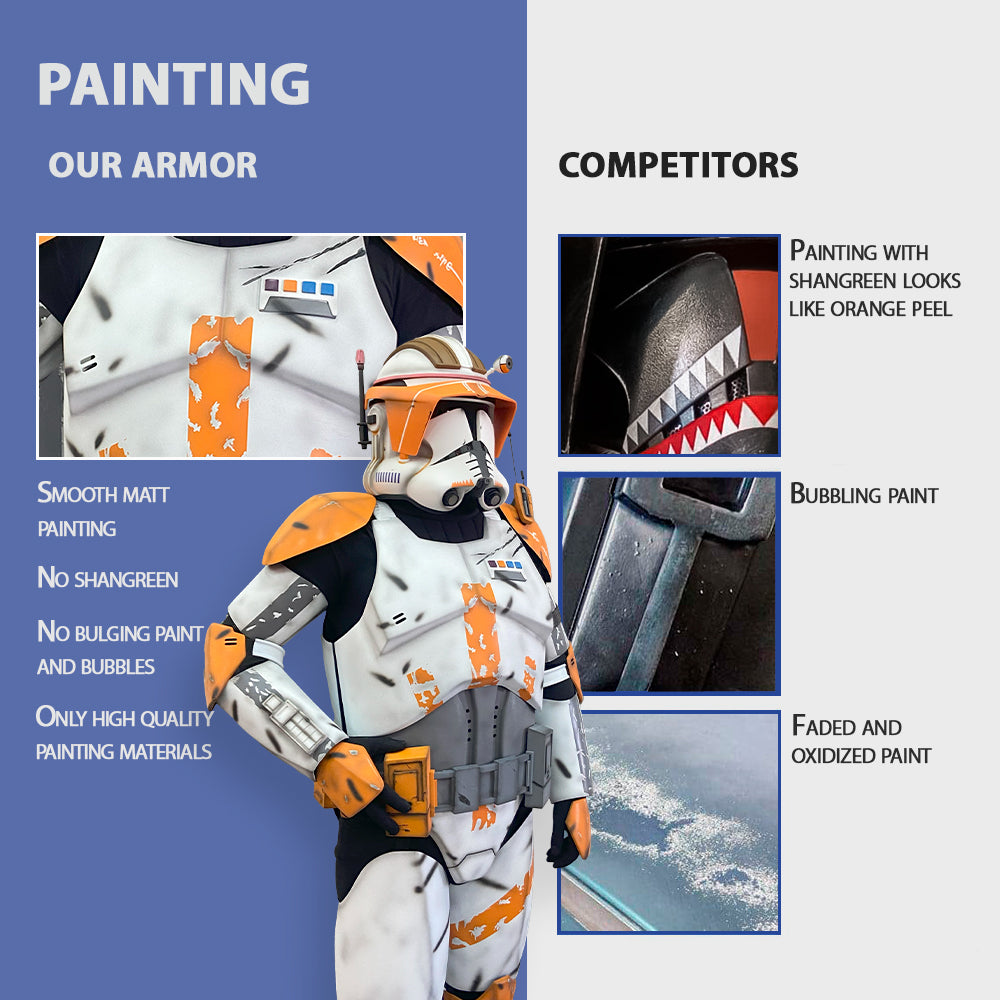 Commander Cody Clone Trooper Cosplay Armor Costume