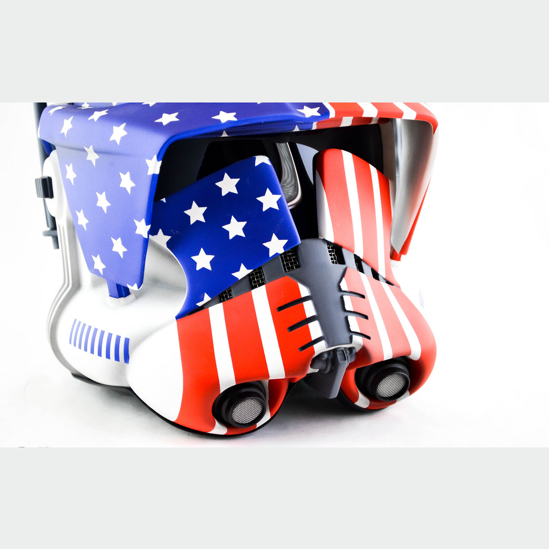 Commander Cody USA Flag Helmet