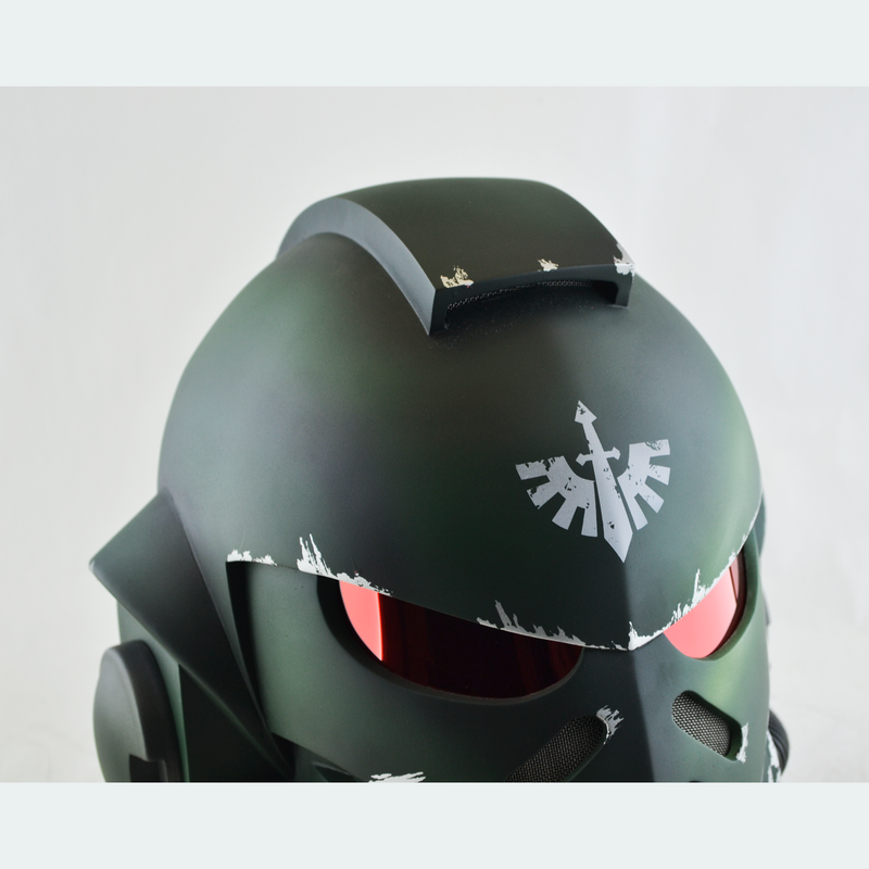 Space Marine Dark Angels Mk X Helmet from Warhammer 40k Old