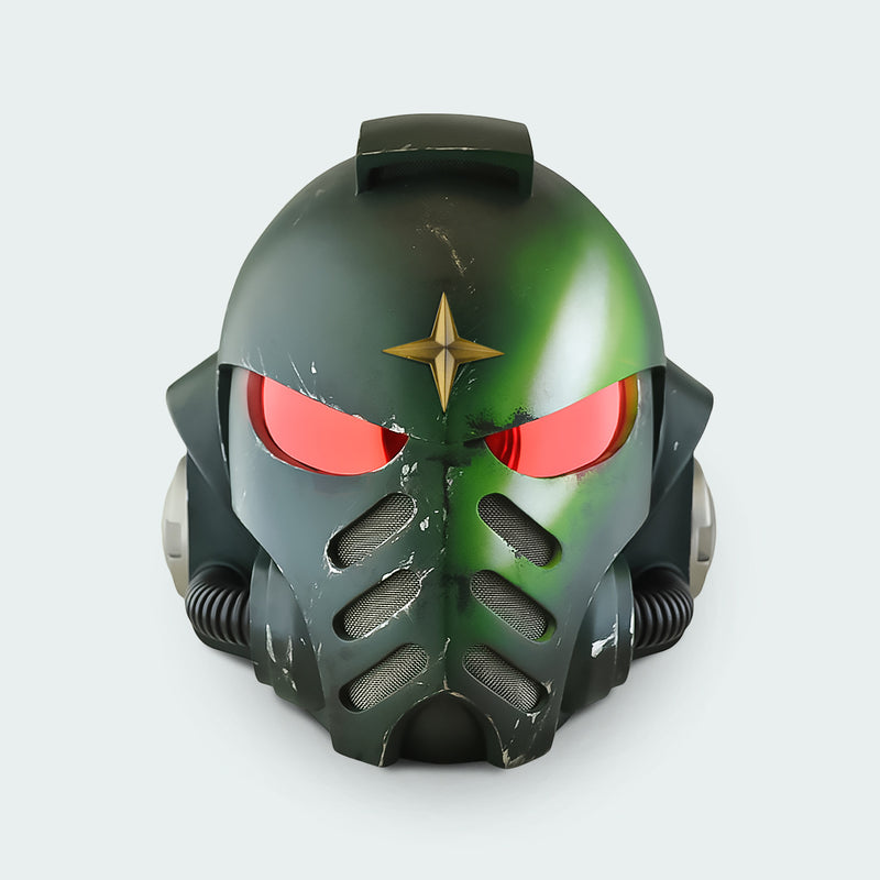 Space Marine Dark Angels Mk X Helmet from Warhammer 40k