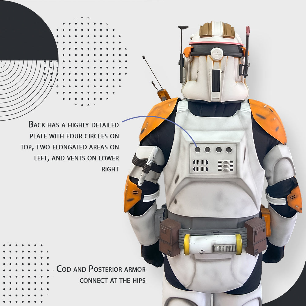 Commander Cody Clone Trooper Cosplay Armor Costume