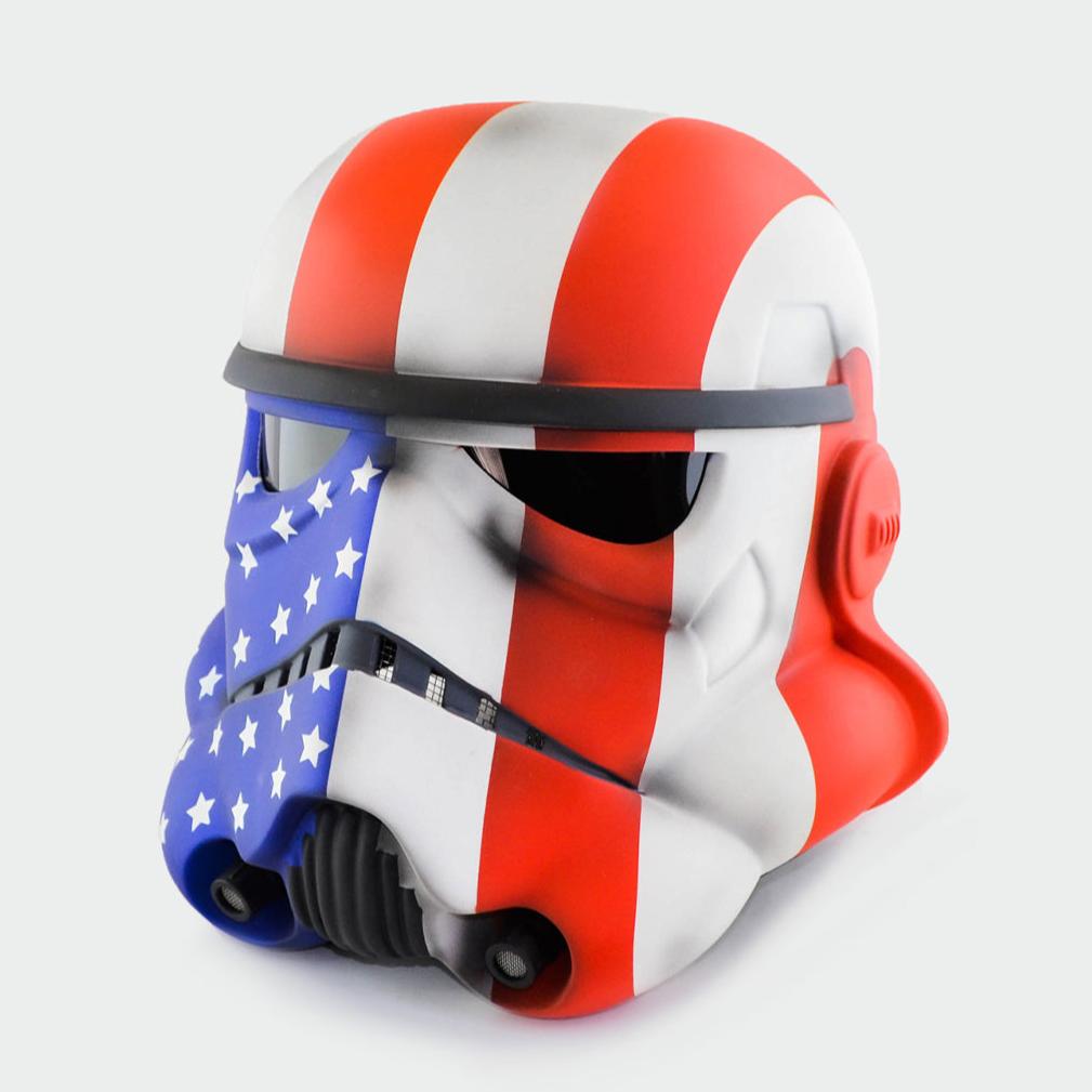 Imperial Trooper USA Flag Helmet