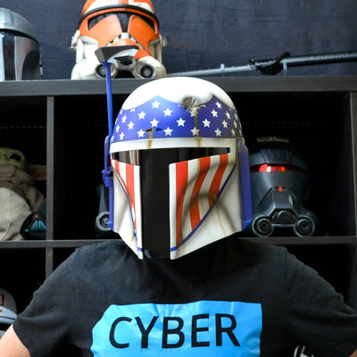 Boba Fett USA Flag Helmet