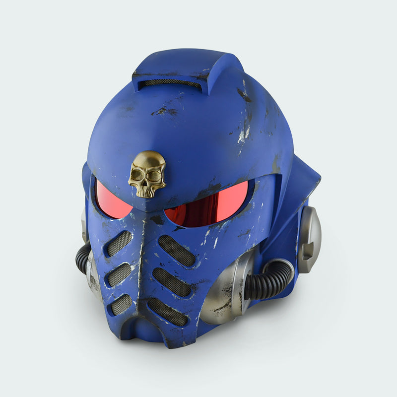 Space Marine Ultramarines Mk X Helmet from Warhammer 40k