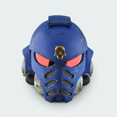 Space Marine Ultramarines Mk X Helmet from Warhammer 40k