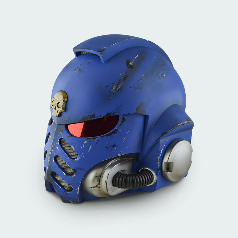 Space Marine Ultramarines Mk X Helmet from Warhammer 40k