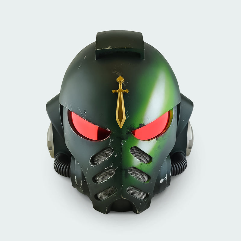 Space Marine Dark Angels Mk X Helmet from Warhammer 40k