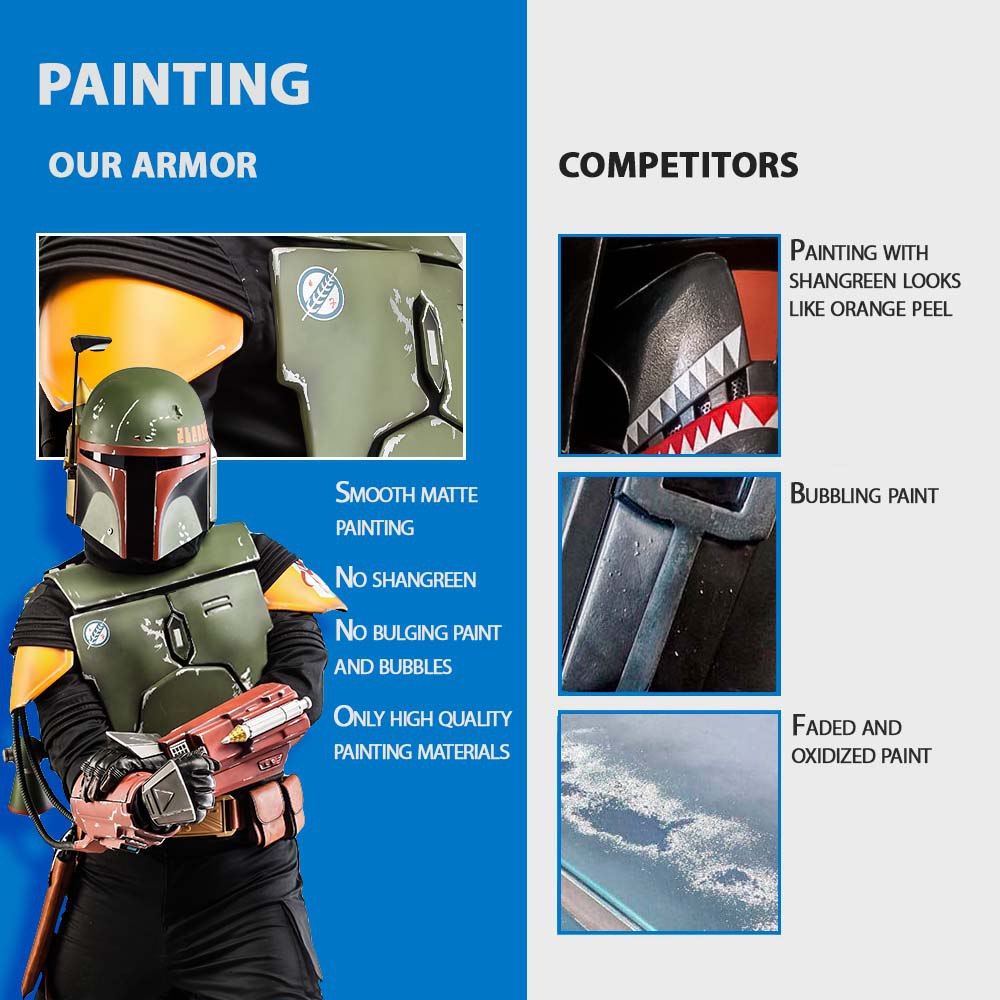 Boba Fett Cosplay Armor From The Book of Boba Fett, Star Wars Series / Star Wars Helmet Cyber Craft