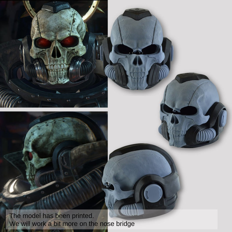 Warhammer Chaplain Helmet From Space Marine 2 - Pre Order