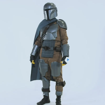 Star Wars Mandalorian Cosplay FULL Armor with Jetpack & Helmet