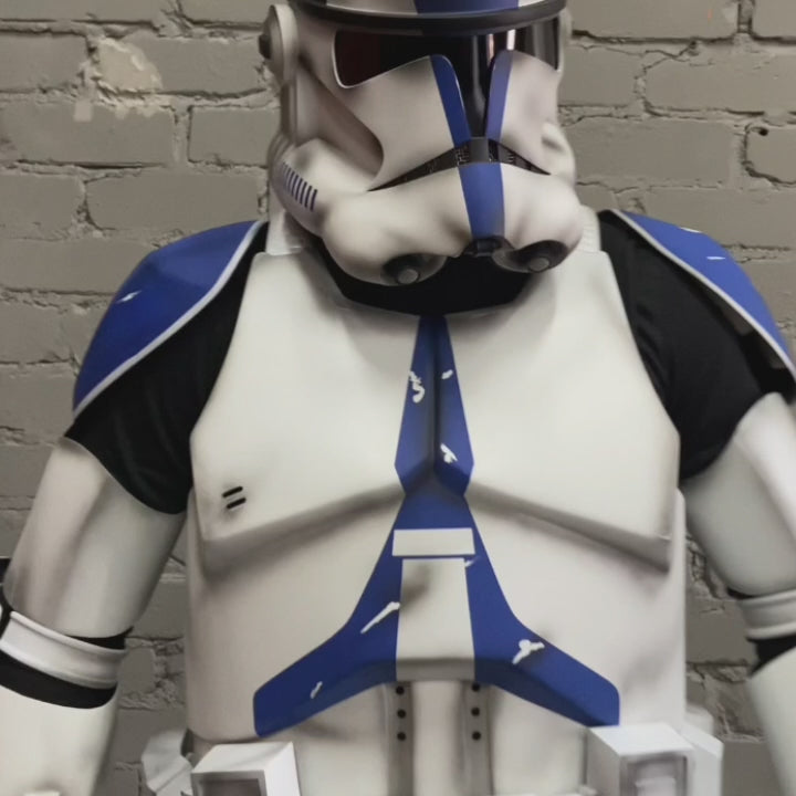 Clone 501 Damage Cosplay Armor Costume