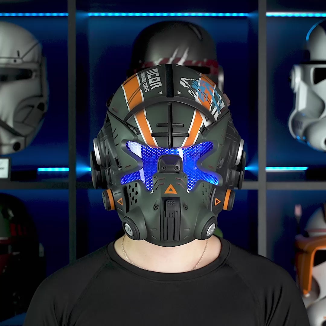 Titanfall Jack Cooper's Helmet with LED