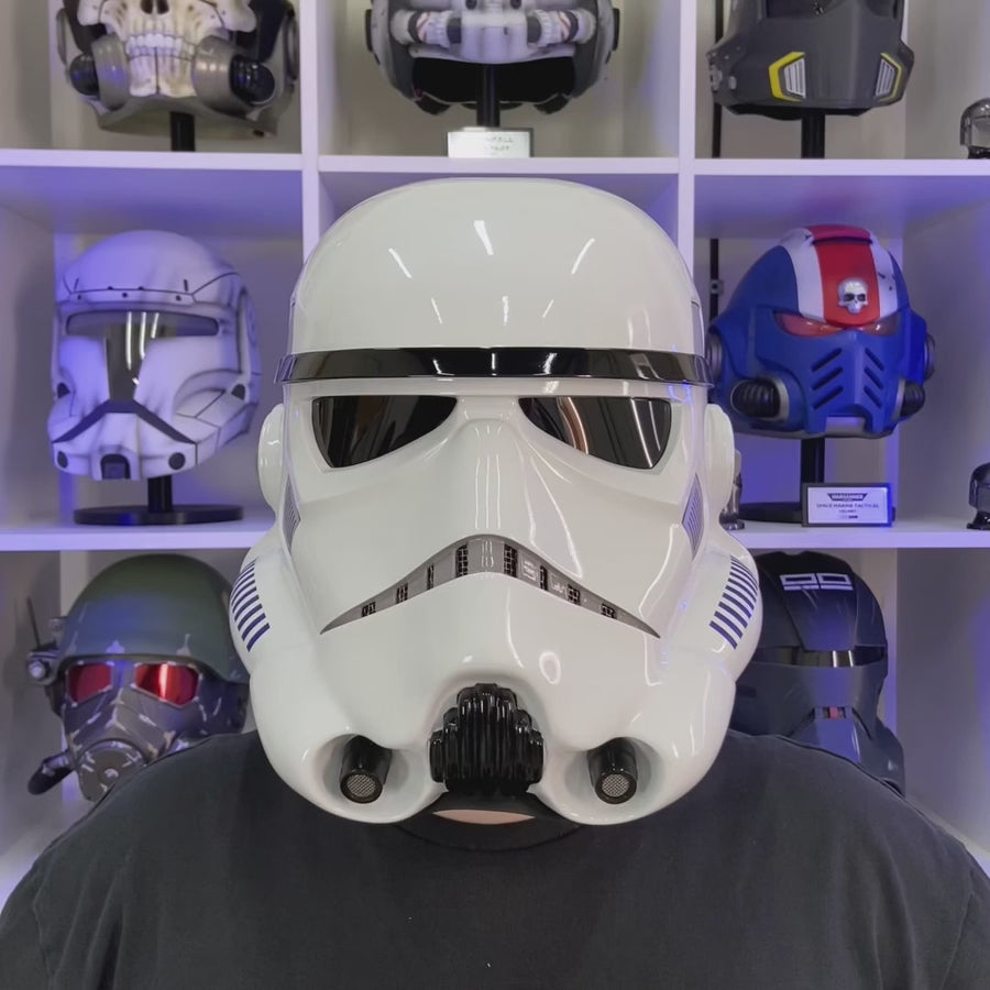Imperial Storm Trooper - Classic Clean Helmet – Cyber Craft