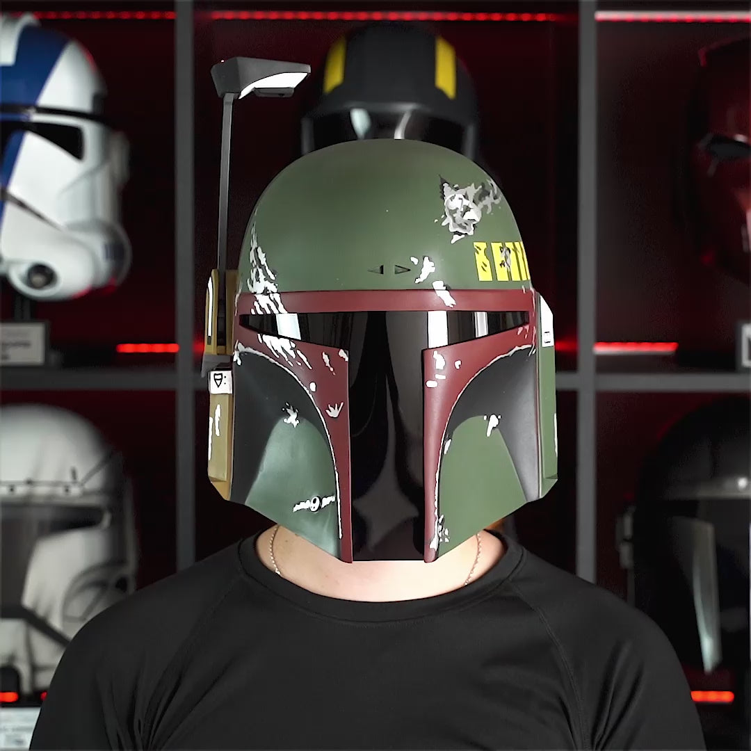 Boba Fett - Classic Old Helmet with LED