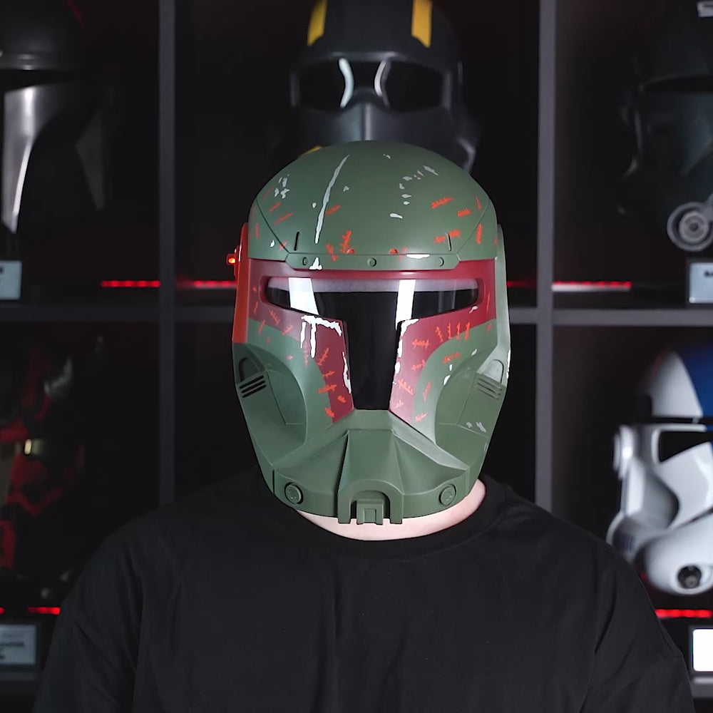 Republic Commando - Boba Fett Helmet with RGB Visor
