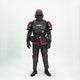 Helldivers B-01 Cosplay Costume - Red