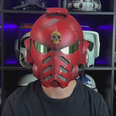 Space Marine Blood Angels Mk X Helmet from Warhammer 40k