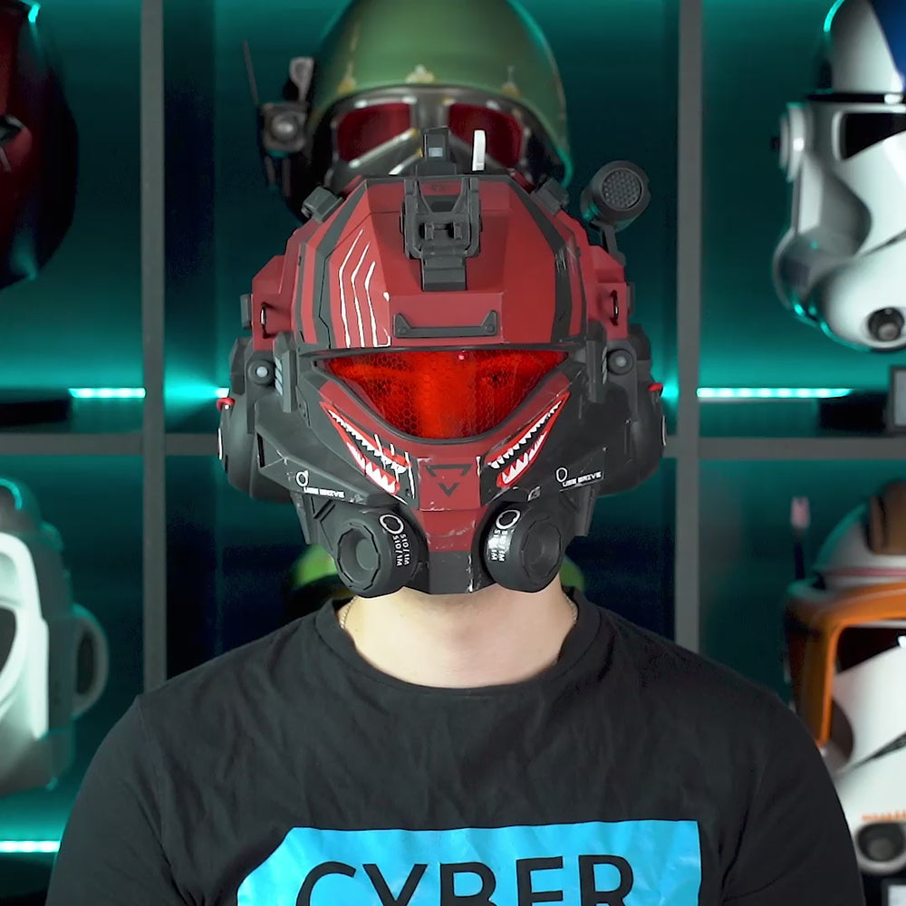 Titanfall 2 Pulse Blade Pilot Helmet - Shark Red Edition | Limited Edition for Gamers and Collectors
