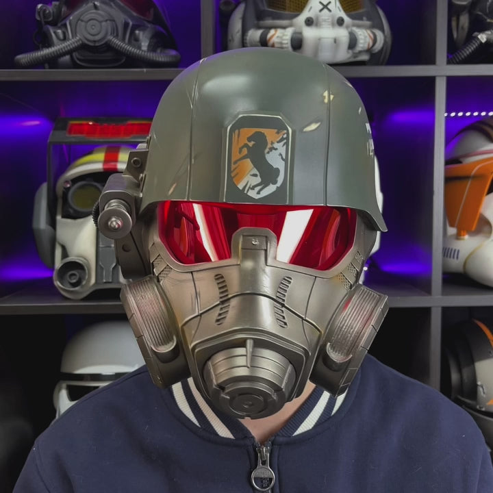 NCR Advanced Riot Gear Helmet from Fallout