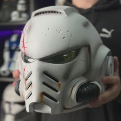 Space Marine White Scars Tactical Mk X Helmet