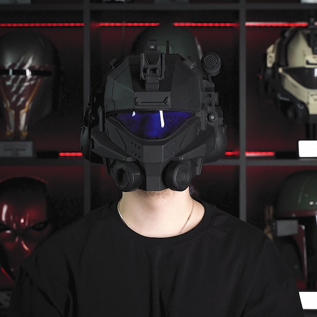 Titanfall 2 Pulse Blade Pilot Helmet - Total Black