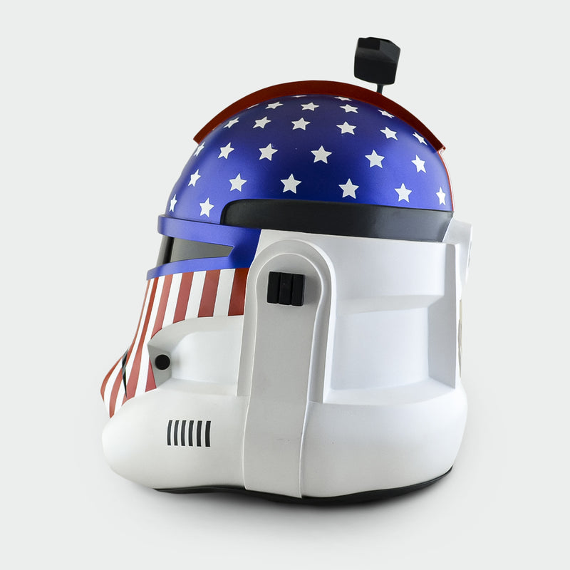 Captain Rex USA Flag Helmet - with Emblem