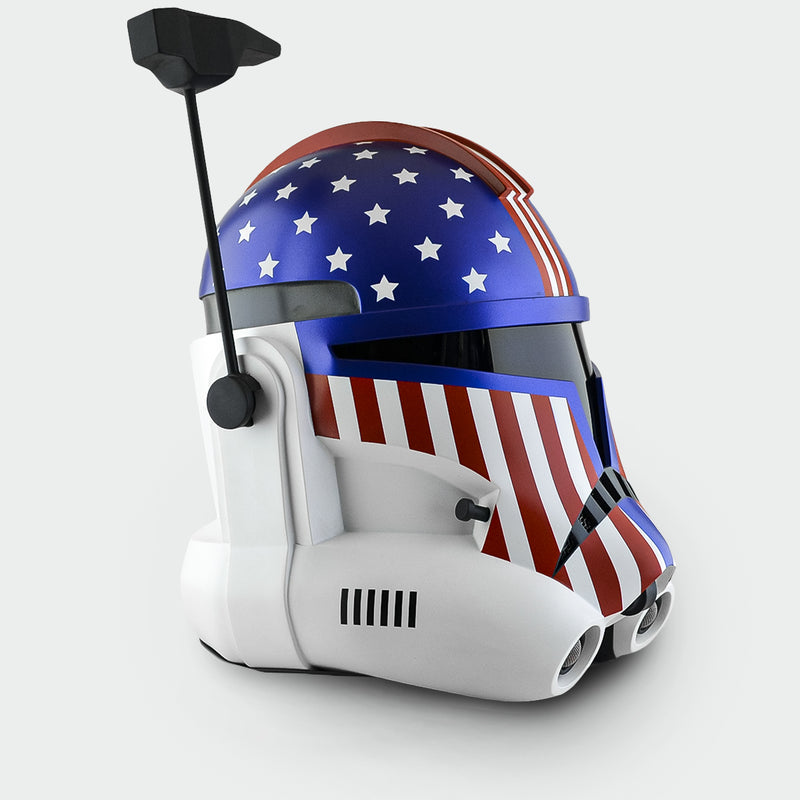 Captain Rex USA Flag Helmet - with Emblem